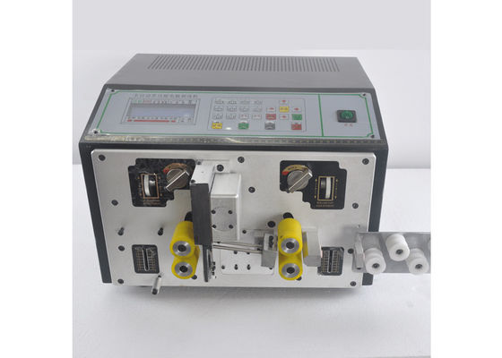Línea electrónica corte y peladora de la envoltura del alambre de la cortadora del ordenador automático