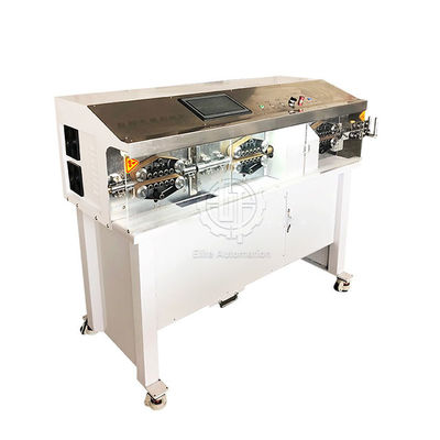 máquina de desmontaje automática grande del cable del PLC 100pcs/H con la cuchilla rotatoria