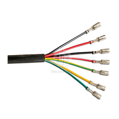 La base del cable ata con alambre la máquina de desmontaje y que prensa con la pantalla a color y los motores servos del PLC