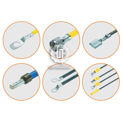 Gama que prensa neumática del arrugador 0.25-6.0mm2 del alambre del conector compacto