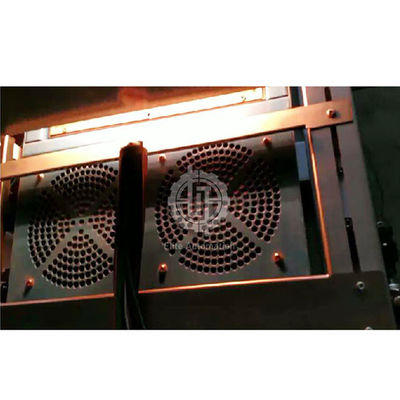 máquina de la tubería del encogimiento del calor 1800W, máquina de calor infrarroja echada a un lado doble