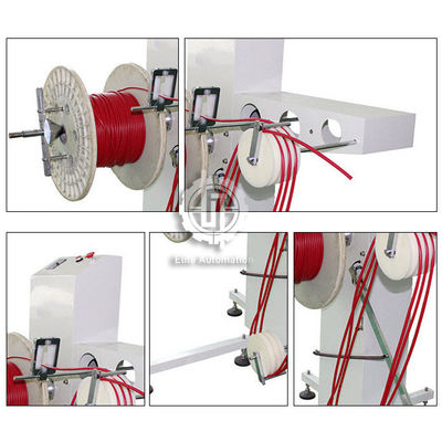 H143mm pagan apagado la máquina de alimentación del alambre del soporte con el grueso 300 - 630m m de la bobina del freno